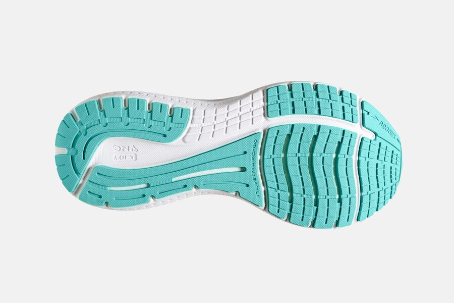 Brooks Glycerin 19 Road Loopschoenen Dames - Donkergrijs/Blauw - 692345AUY